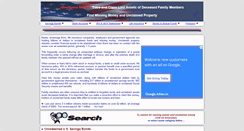Desktop Screenshot of inheritancesearch.com