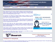 Tablet Screenshot of inheritancesearch.com